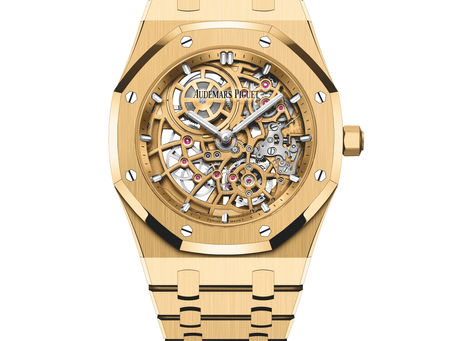 AUDEMARS PIGUET INTRODUCES A NEW ROYAL OAK “JUMBO” EXTRA-THIN OPENWORKED IN YELLOW GOLD