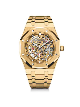 audemars piguet royal oak skeleton gold