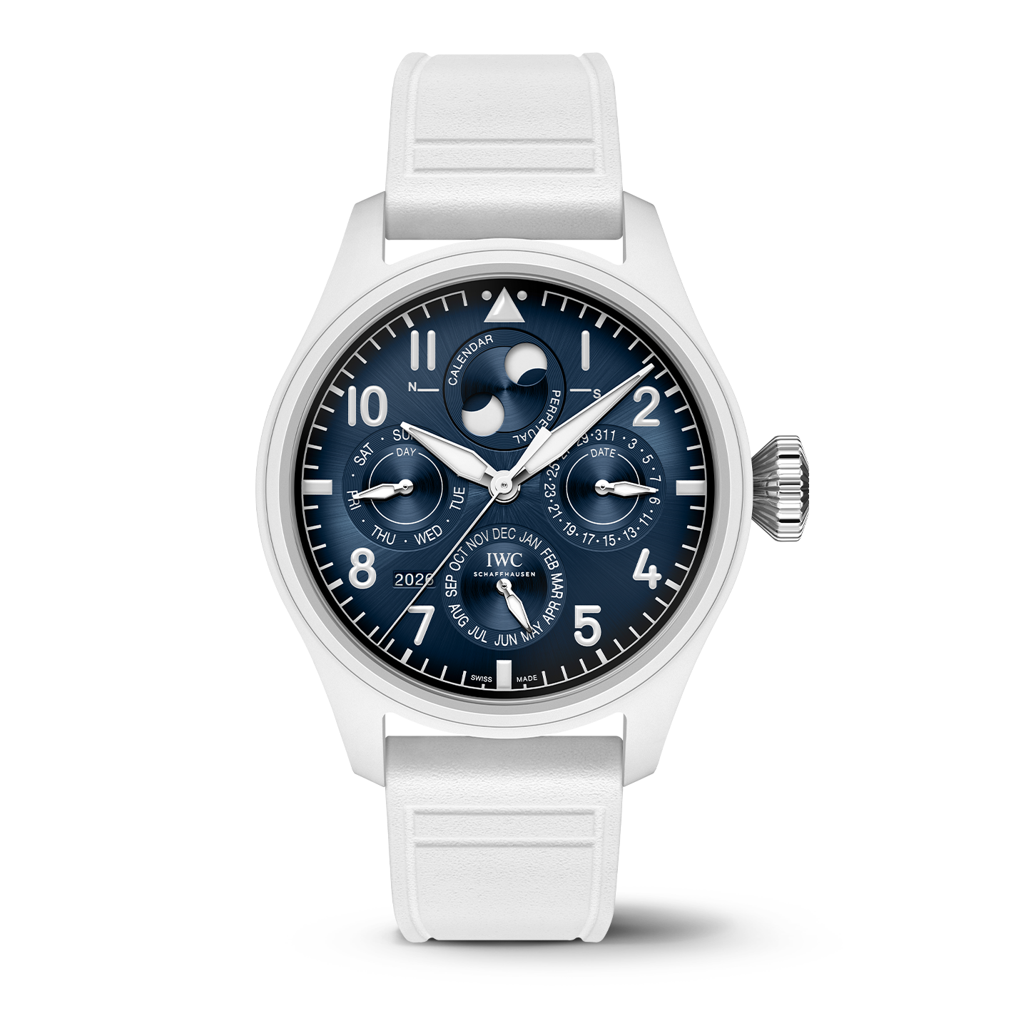 Mauricio Pochettino Wears IWC’s White Ceramic Big Pilot Perpetual Calendar