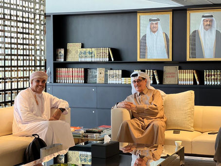 Qatar National Library Welcomes President of the Arab Federation for Libraries and Information