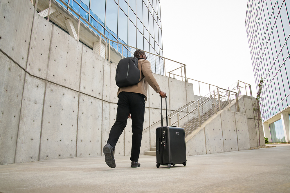 TUMI Axis Brings Soft Technical Minimalism to the Everyday Bag