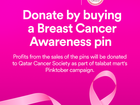 talabat Raises Over 52,000 QAR for Breast Cancer Awareness