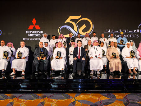 Mitsubishi Motors Corporation President & CEO Takao Kato and top executives visit the MEA