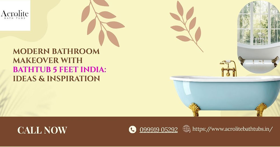 bathtub 5 feet india