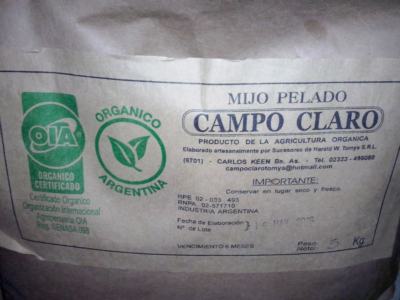 MIJO PELADO 500GRS