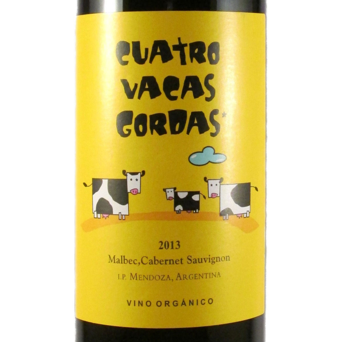 Vino orgánico "Cuatro Vacas Gordas" Malbec Cabernet