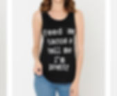 black graphic tank tops