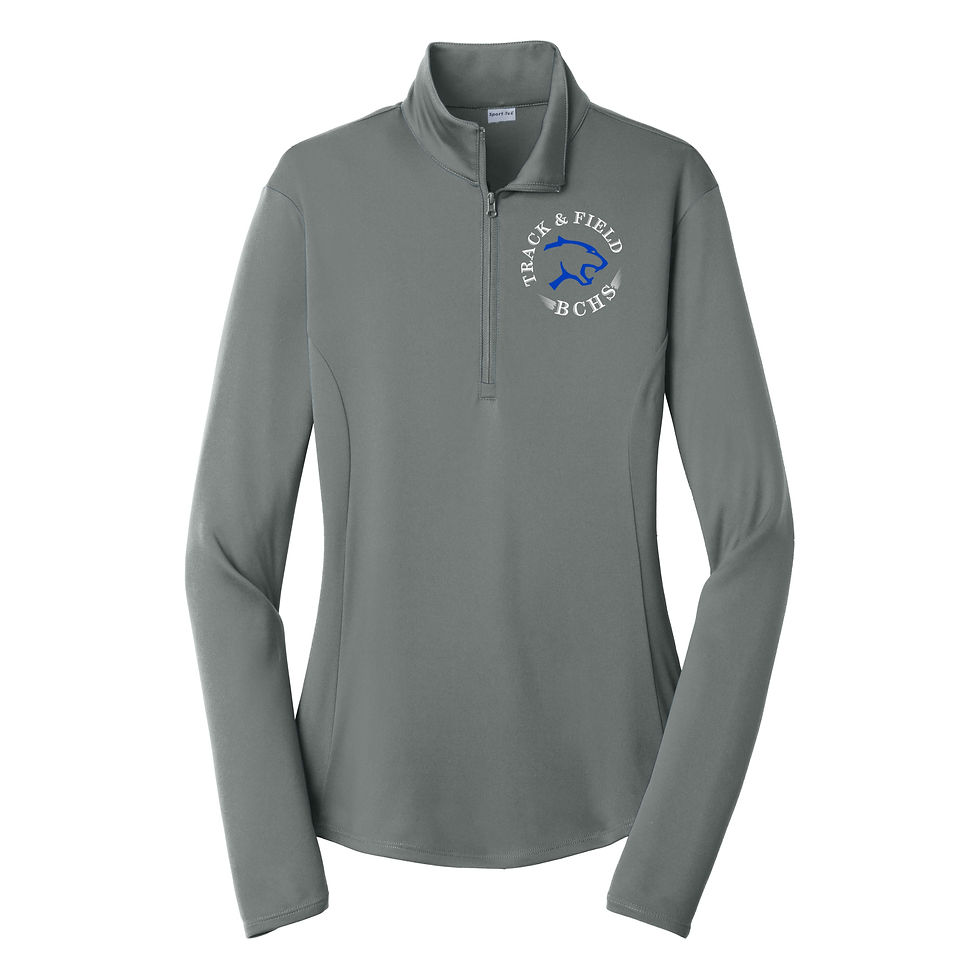 Thumbnail: BCHS Track & Field 1/4 Zip | Cougar Design | Ladies | LST357