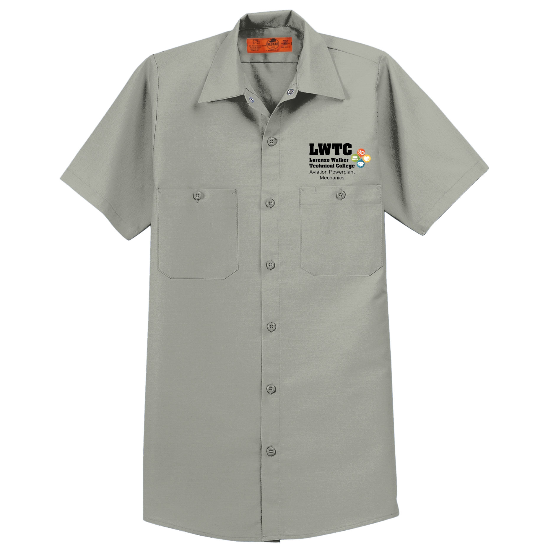 LWTC Aviation Powerplant Mechanics Industrial Work Shirt | Short Sleeve