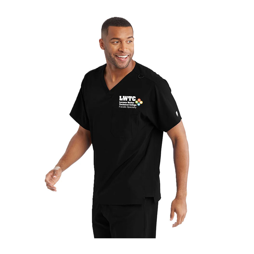 LWTC Facials Specialty Scrub Top | Short Sleeve | Men's | SK0112