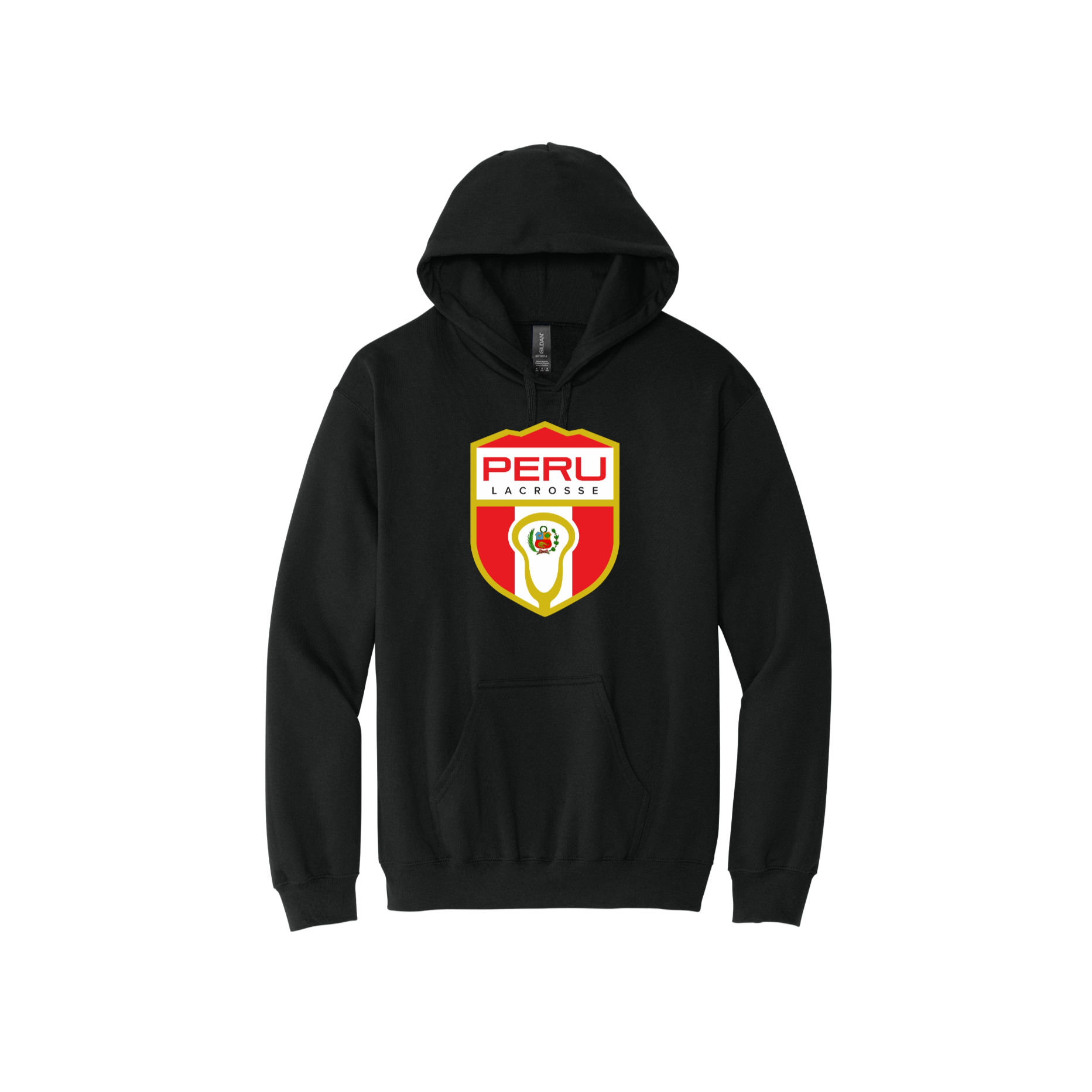 Peru Lacrosse Association Crest Pullover Hoodie | Cotton Blend | SF500