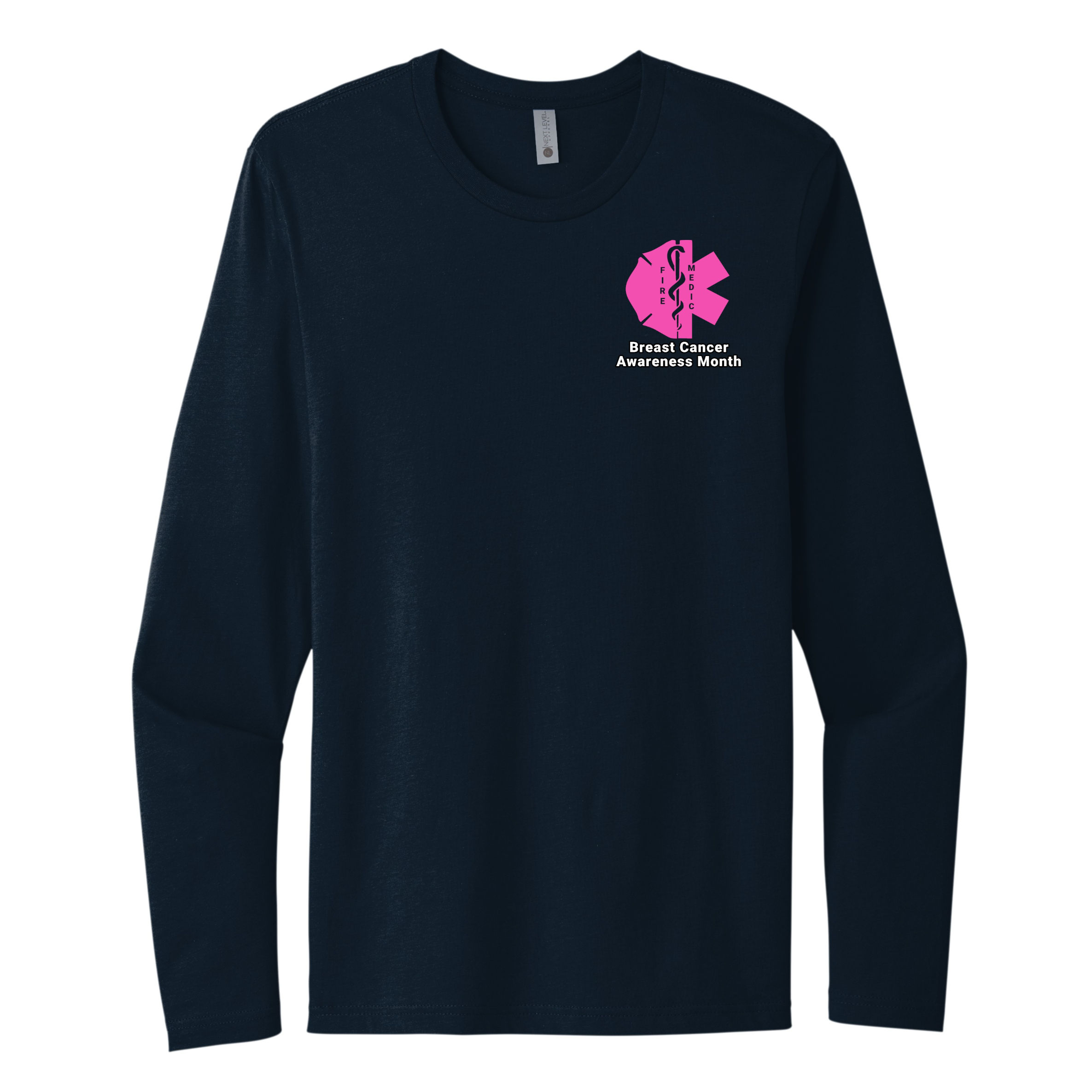 Collier EMS Breast Cancer Awareness Tee | 100% Cotton | Long Sleeve | NL3601