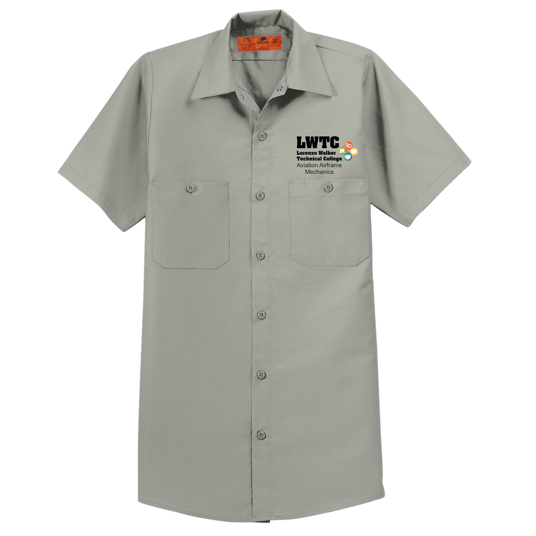 LWTC Aviation Airframe Mechanics Industrial Work Shirt | Short Sleeve