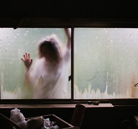 Scary Window Silhouette