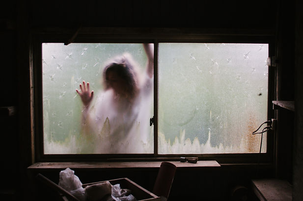 Scary Window Silhouette