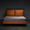 Thumbnail: Orange Luxury Beds Velluto  - S113B Front View