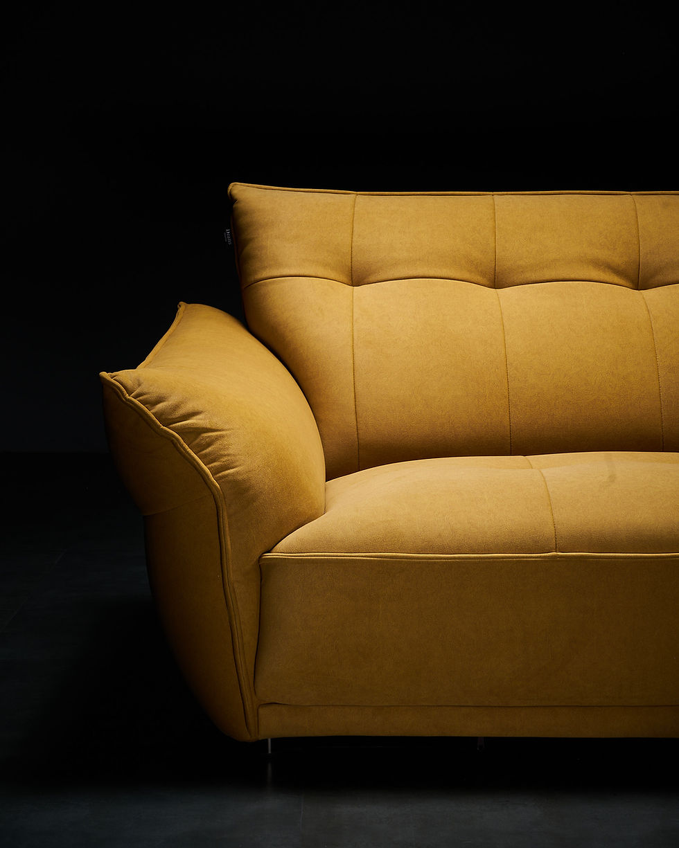 Thumbnail: Yellow 3 Seater Sofa Hyderabad Grande - A2309 Handle