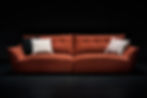 Red 3 Seater Sofa Hyderabad Grande - A2309 Front View