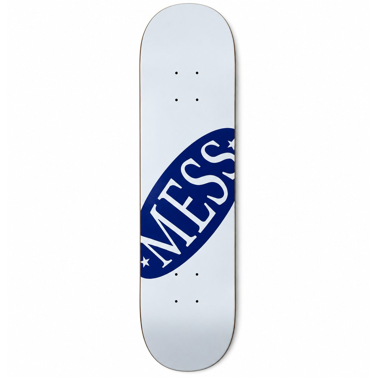 Mess Maple Stamp Logo - Blue