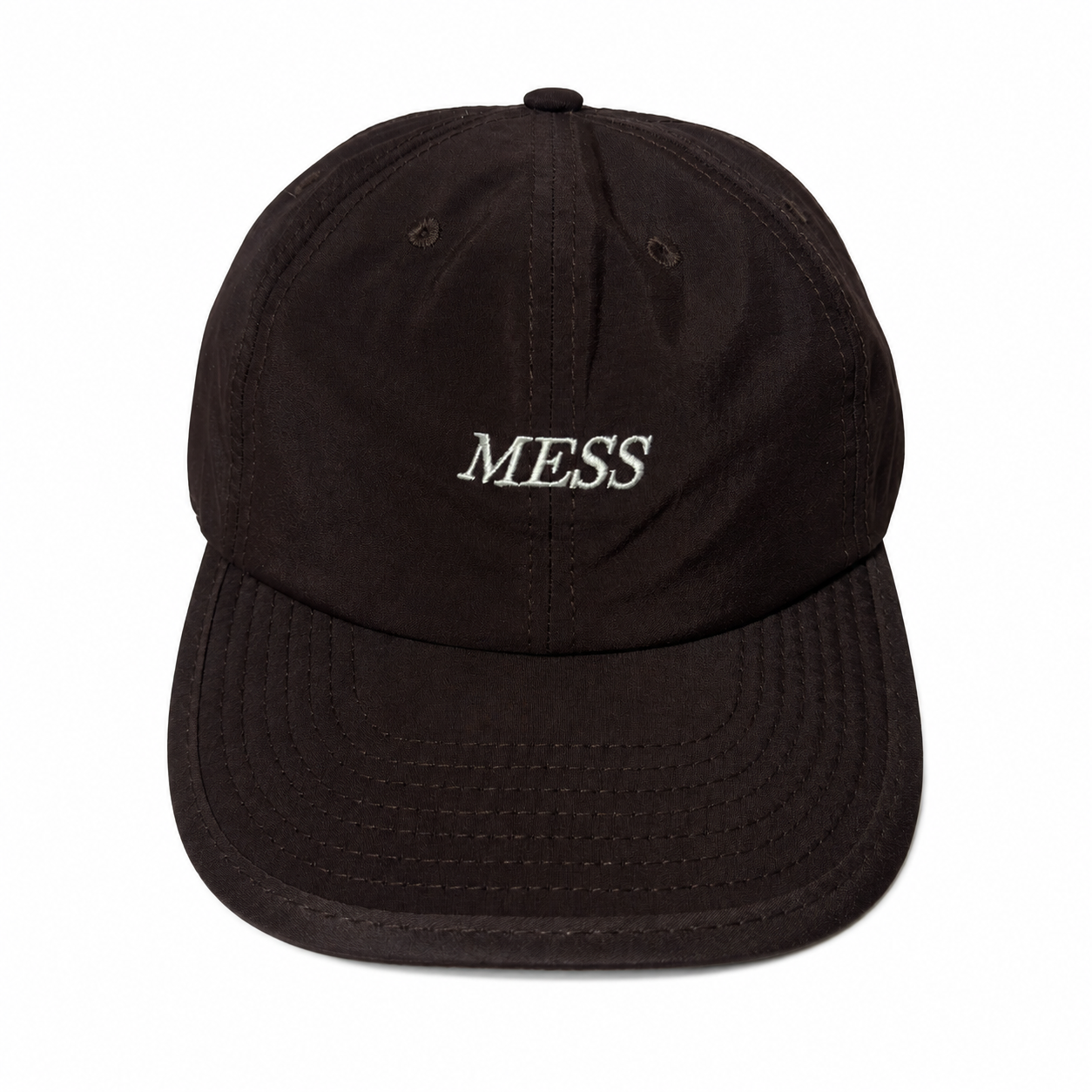 Mess Unstructured Cap - Logo - Brown