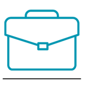 briefcase icon green