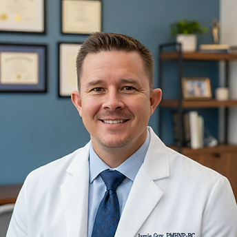 Jamie Headshot 2025 Lab Coat.png