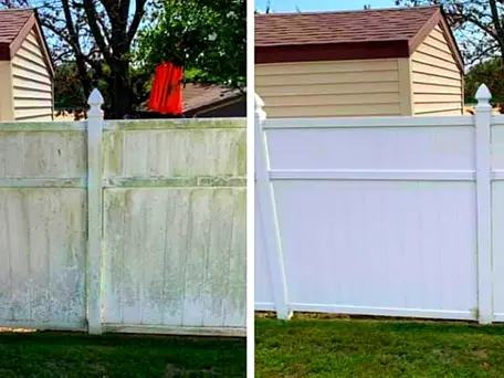 Vinyl Fence Whitening