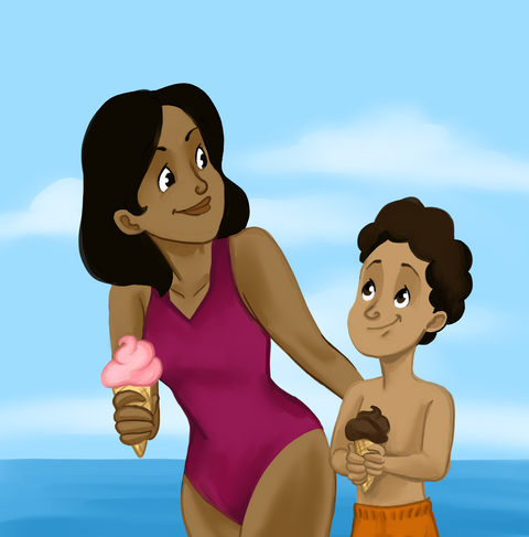 Illustration from children's books