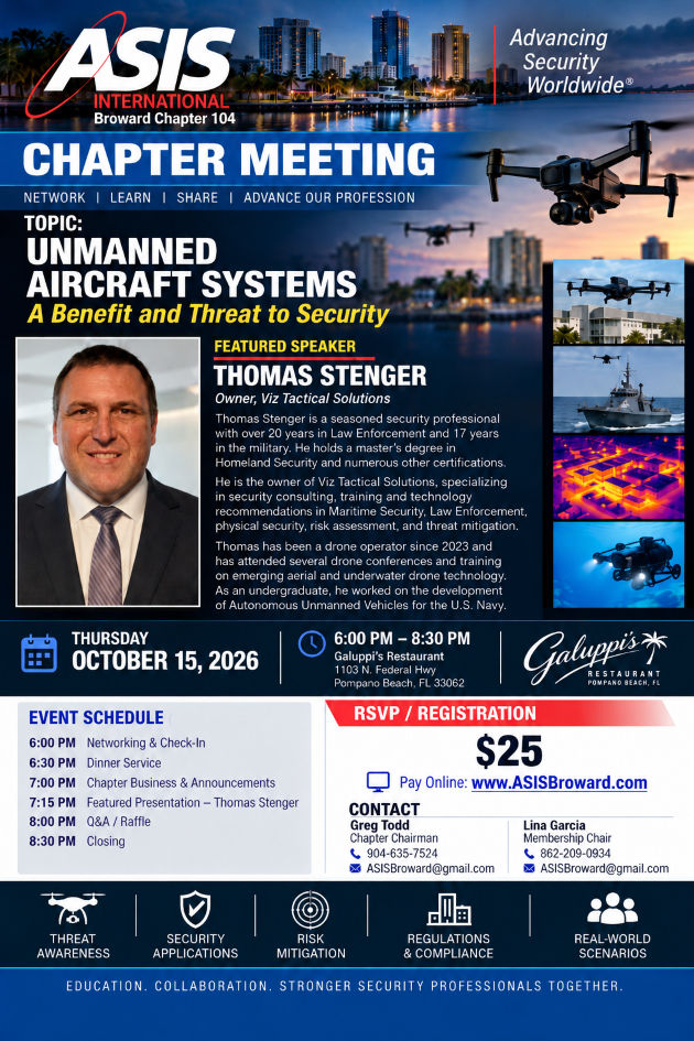 Unmanned Aircraft Systems - A benefit and Threat to Security