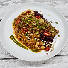 Beef Brisket, Chickpeas, Rice & Chimichurri