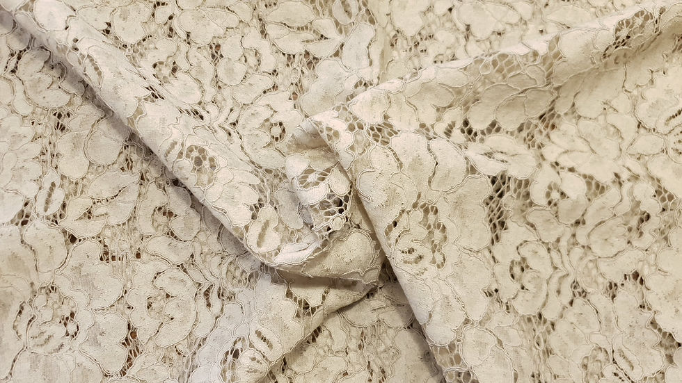 Miniatyrbild: Lace fabric- beige 03