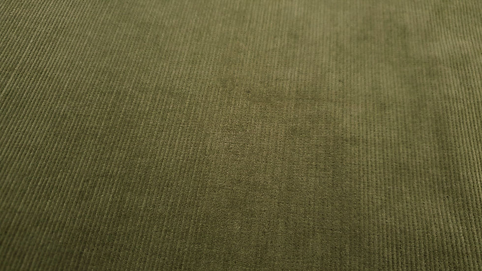 Thumbnail: Corduroy 7w small stripe- olive green
