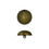 Miniatyrbild: Metal dome button- antique brons 12mm