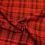Miniatyrbild: Tartan cotton viscose- red & black 1