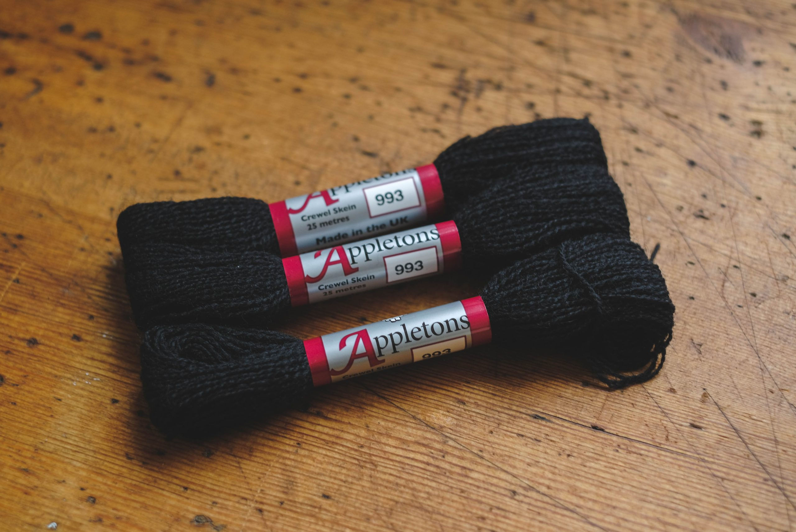 Appleton crewel- black