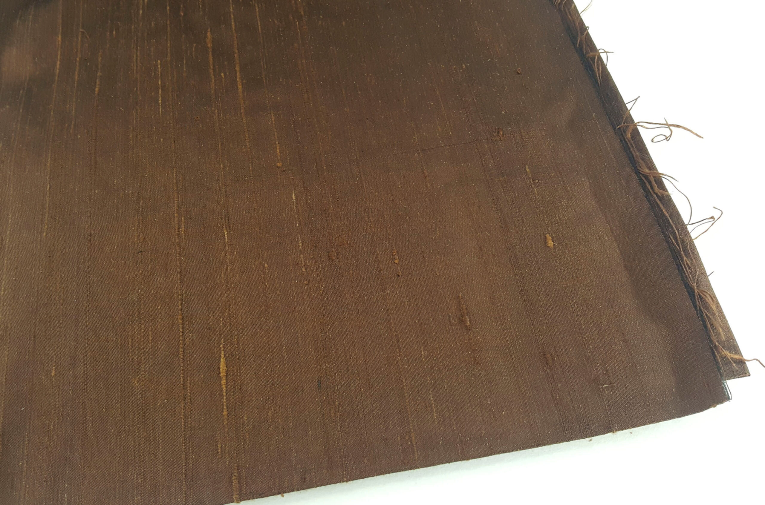 Dupion thai silk-medium brown