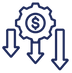 reduced costs icon