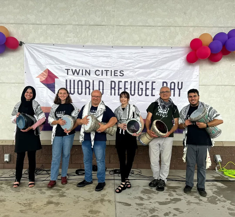 Yalla Drum at World Refugee Day