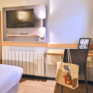 Chambre triple avec lit superposé, pouvant accueillir jusqu'à 3 personnes