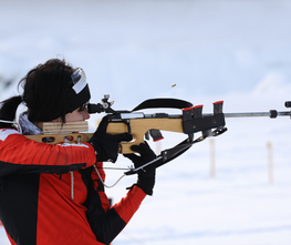 Initiation biathlon pour team building