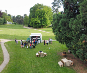 Food truck burgers pour événement professionnel au Domaine de Marlioz