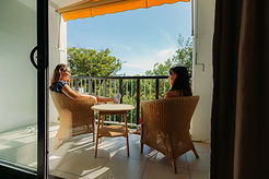 Chambre privilège hôtel Villa Borghese Gréoux-les-Bains terrasse