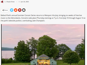 Ballard Park Announces 2025 Summer Concert Series in Westport
