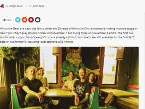 Minus the Bear Will Bring ‘Menos el Oso’ Anniversary Tour to NYC