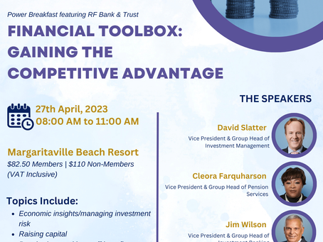 Power Breakfast featuring RF Bank & Trust Financial Toolbox: Gaining the Competitive Advantage