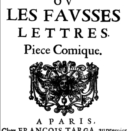 Mélite ou les fausses lettres