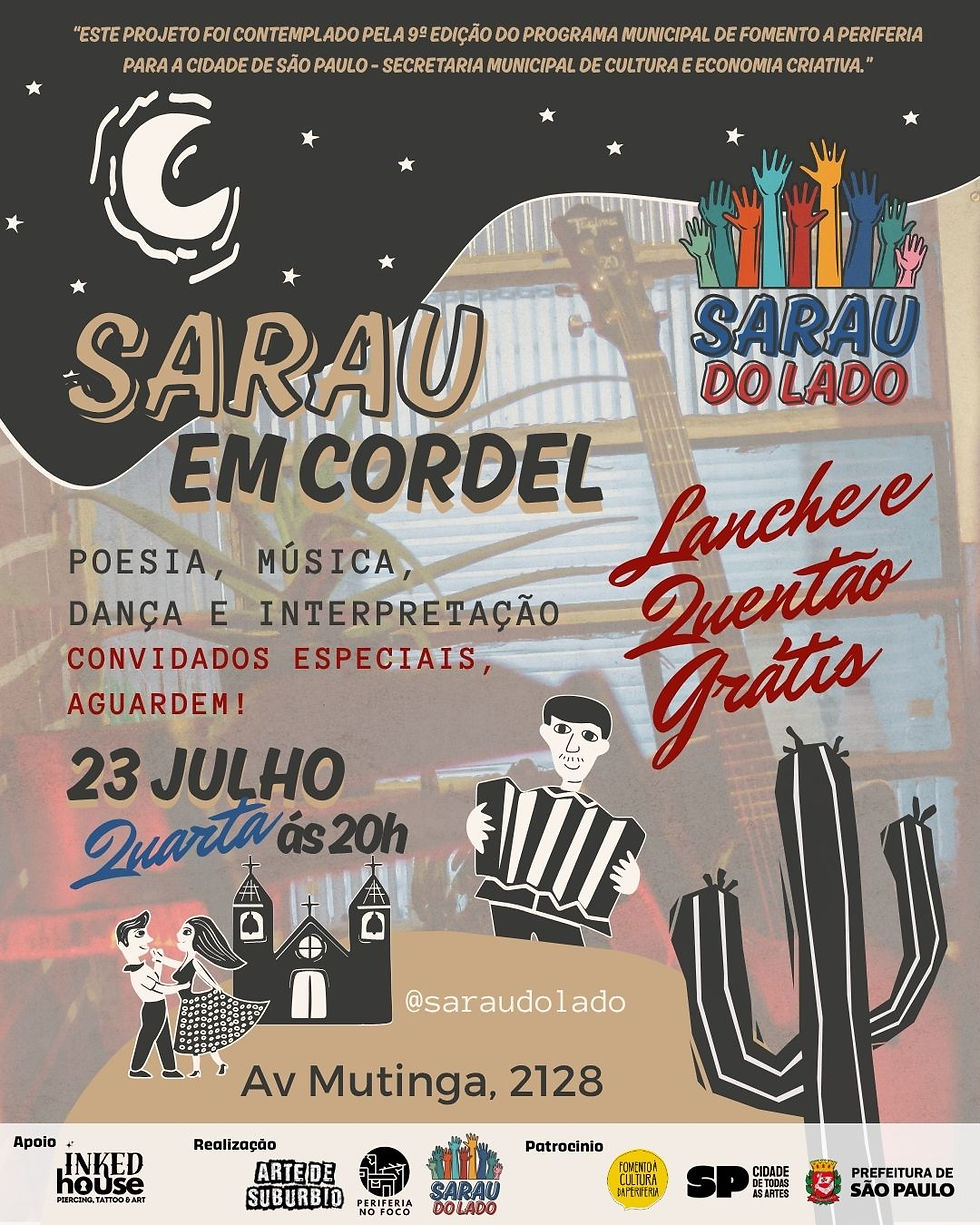 Sarau do Lado - Edição "Sarau em Cordel"