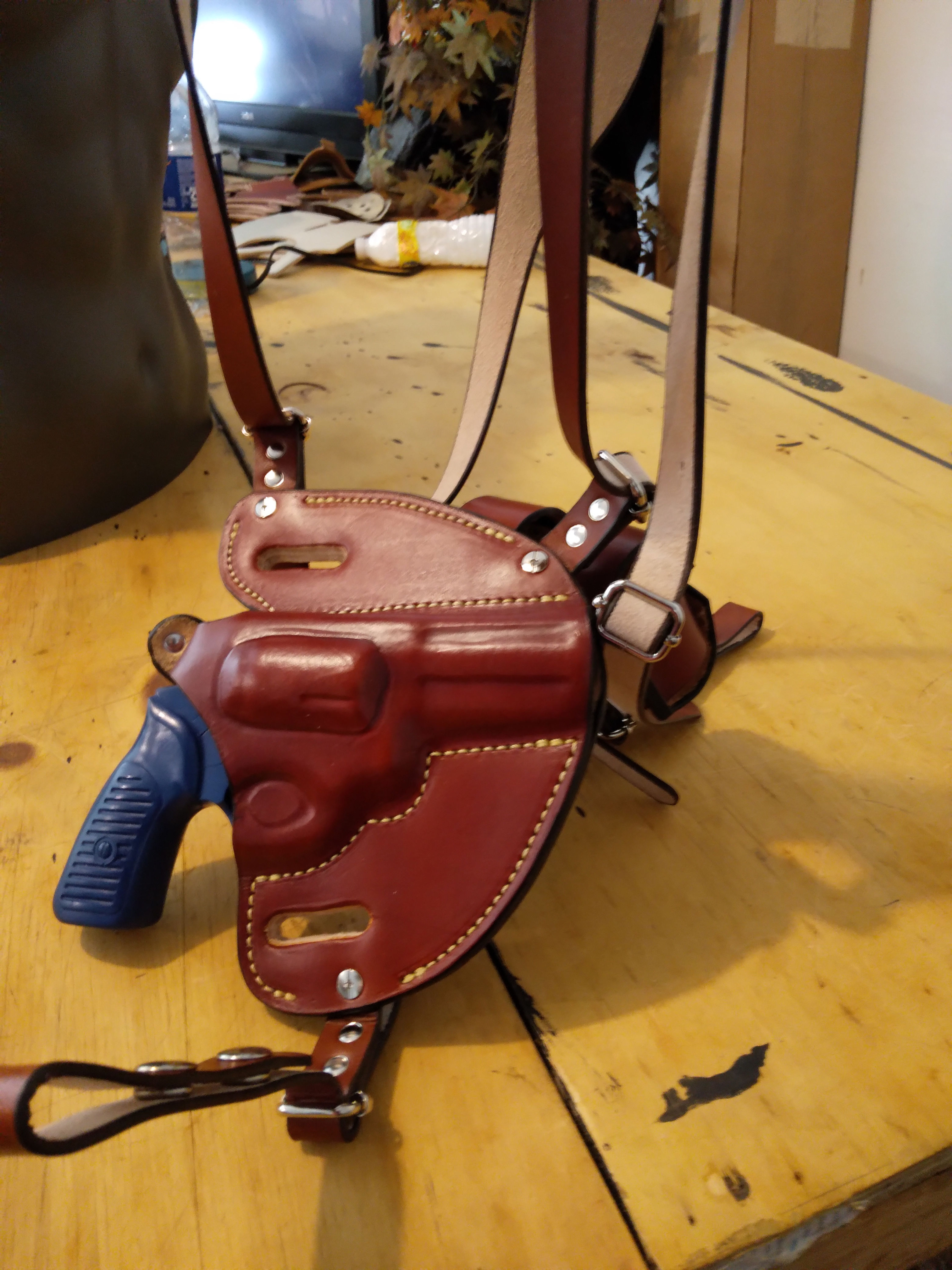 Ruger sp101 357 magnum pancake shoulder holster