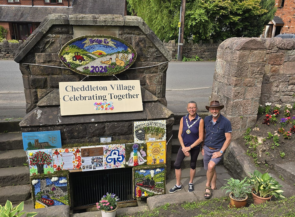 Cheddleton Well Dressing Success