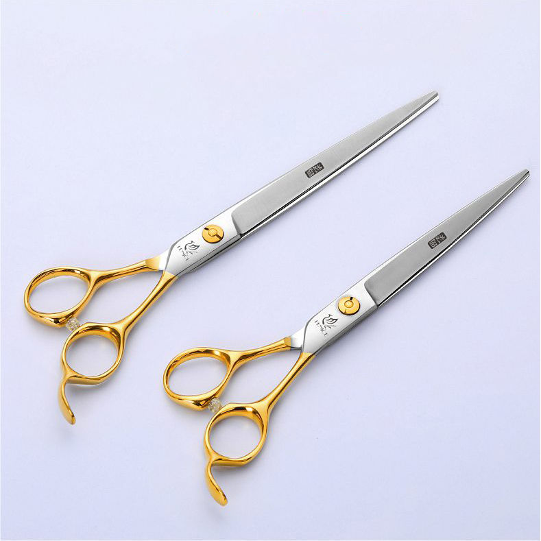 Професійні ножиці для стрижки собак Fenice прямі 7/7,5 дюймів